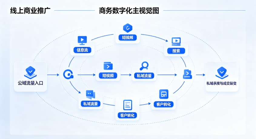 普兰县线上商业推广怎么做？全域流量闭环搭建与低成本转化实战指南